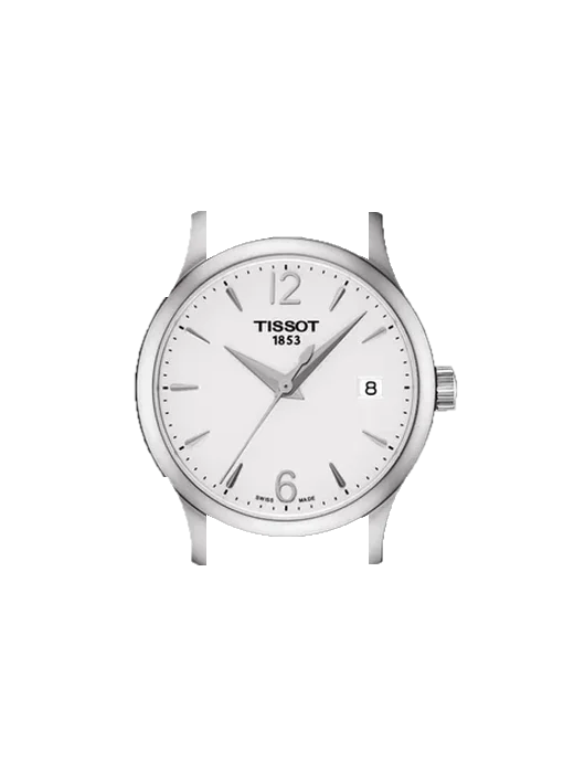 Tradition T063.210.16.037.00 con Cinturino Saffiano Rosso Cuciture Ecru