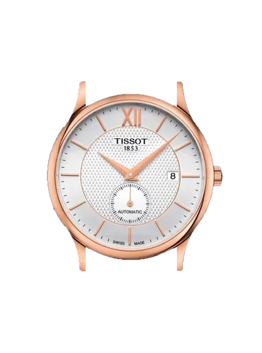 Tradition T063.428.36.038.00 avec Bracelet Grand Cavalier Cuir Orange