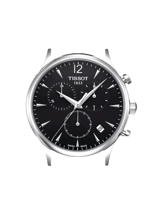 Tradition T063.617.16.057.00 avec Bracelet Grand Cavalier Cuir Orange