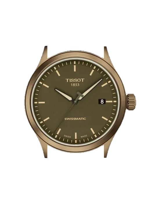 XL T116.407.37.091.00 avec Bracelet de montre en cuir de veau vintage marron — Patine naturelle