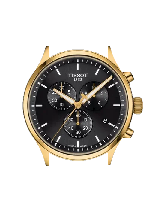 XL T116.617.33.051.00 avec Bracelet de montre en cuir de veau vintage marron — Patine naturelle