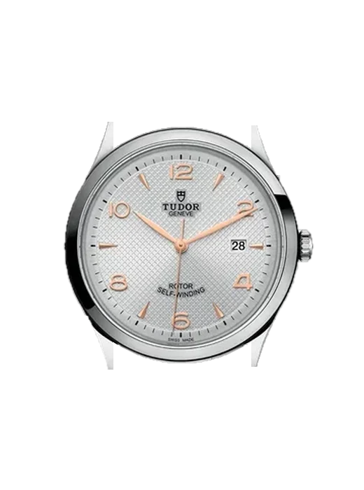 1926 91650-0001 avec Bracelet de montre en cuir de veau vintage marron — Patine naturelle