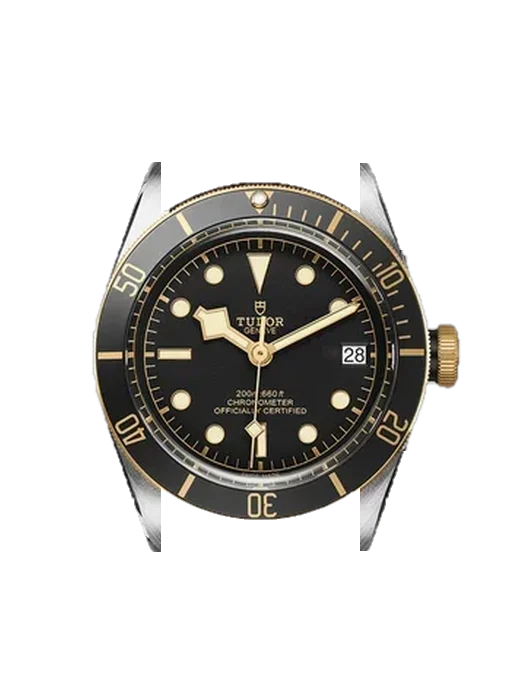 Black Bay 79733N-0005 with Brown Italian Leather Strap