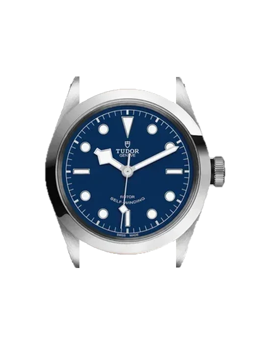 Black Bay One 79540-0005 mit Vintage Kalbslederarmband Braun — Natürliche Patina