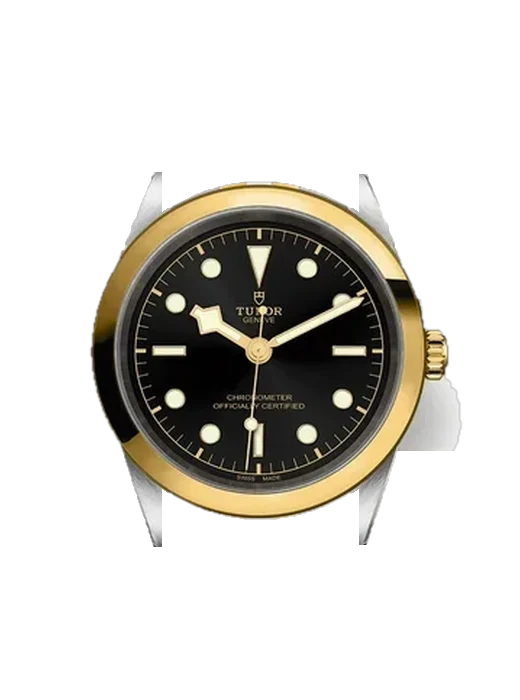 Black Bay One 79683-0001 with Vintage Brown Calfskin Strap — Natural Patina