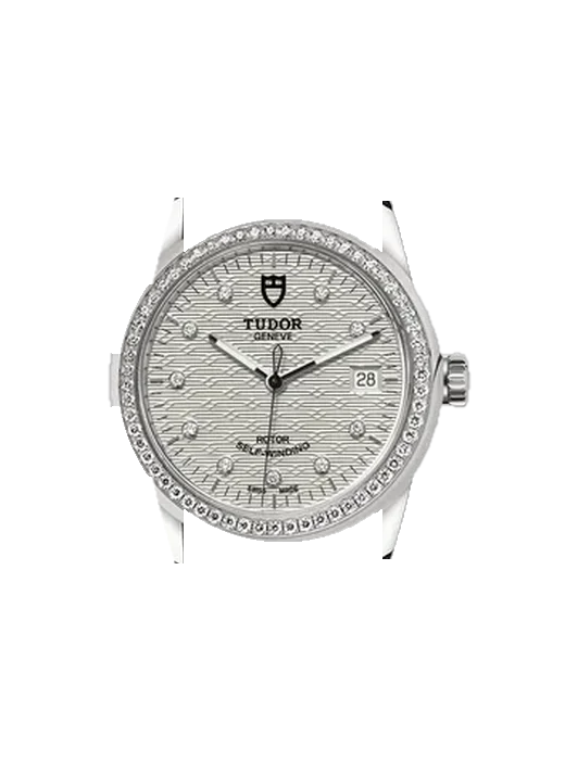 Glamour 55020-0001 avec Bracelet Saffiano Noir Surpiqûres Écru