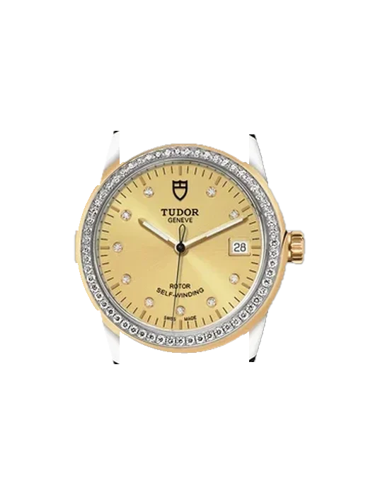 Glamour 55023-0026 avec Bracelet Grand Cavalier Cuir Orange