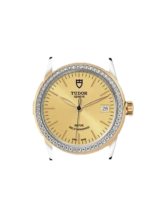 Glamour 55023-0049 con Correa de piel italiana marrón