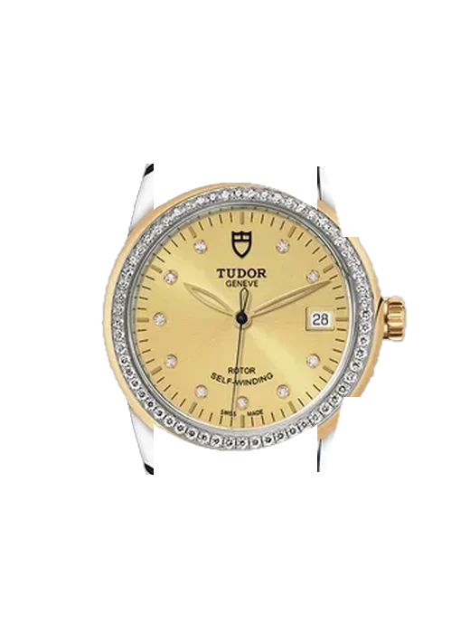 Glamour 55023-0050 with Grand Cavalier Leather Strap Orange