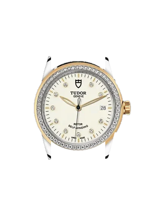 Glamour 55023-0094 mit Armband aus italienischem braunem Leder