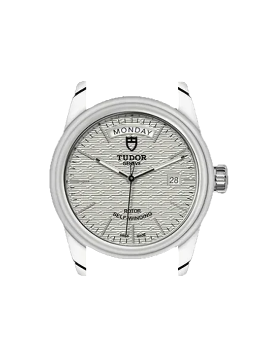Glamour 56000-0003 with Blue Alligator and Rubber Hybrid Strap