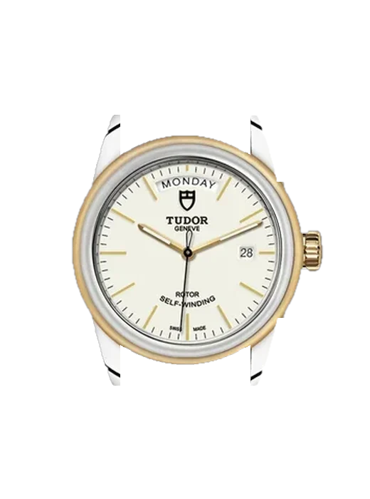 Glamour 56003-0112 avec Bracelet Saffiano Noir Surpiqûres Écru