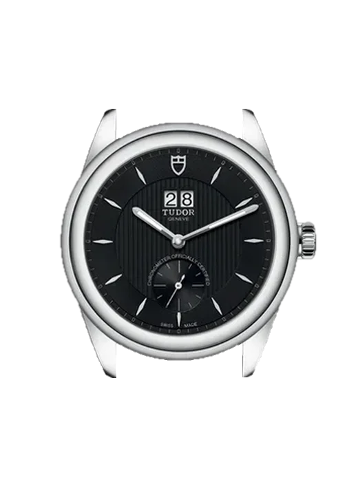 Glamour 57100-0018 avec Bracelet Saffiano Noir Surpiqûres Écru