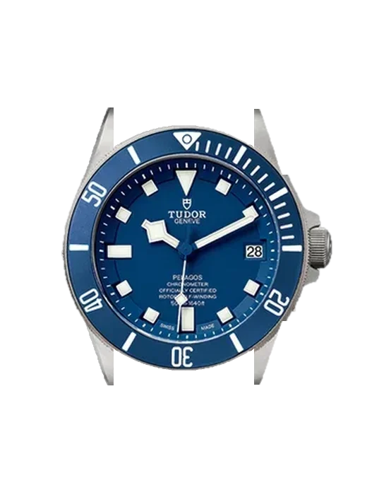 Pelagos 25600TB with Brown Italian Leather Strap