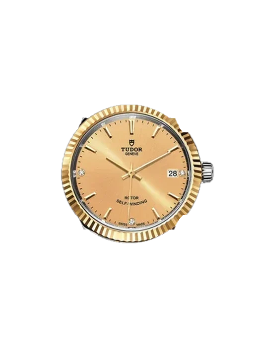 Style 12313-0007 avec Bracelet Grand Cavalier Cuir Orange