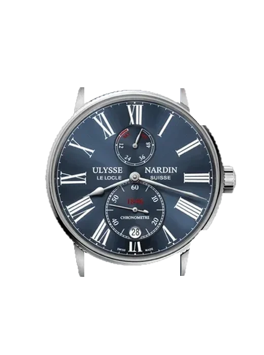 Marine 1183-310-3/43 con Cinturino Grand Cavalier Cuir Arancione
