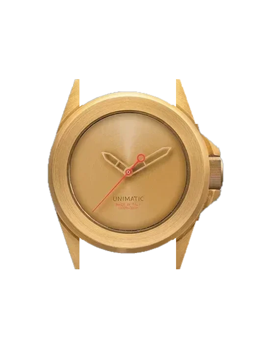Modello Quattro U4S-MEOG con Cinturino Vitello Vintage Marrone — Patina Naturale