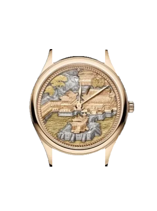 Artelier Cabinotiers Special Order 2000C/000R-104C with Pink Ostrich Strap
