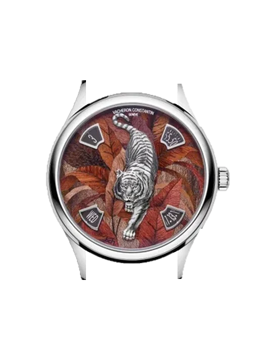 Artelier Cabinotiers Special Order 7600C/000G-B455 with Black Nubuck Alligator Strap with Hand-Stitched Tone-on-Tone Stitching