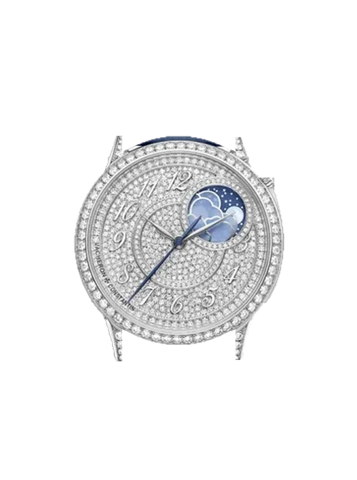 Égérie 8006F/000G-B499 mit Armband aus rosa Straußenleder