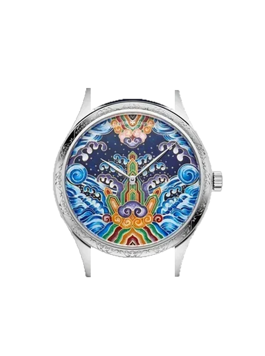 Métiers d'Art 2400A/000G-H023 mit Alligatorarmband Millennium Grün