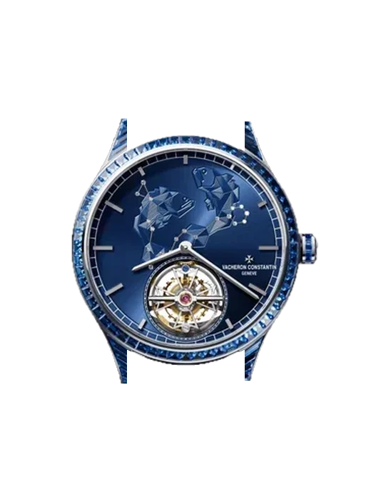 Métiers d'Art 6007A/000G-H053 mit Armband aus rosa Straußenleder