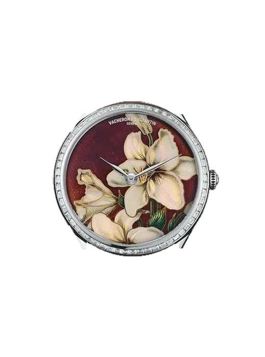 Métiers d'Art 82650/000G-9853 with Black Nubuck Alligator Strap with Hand-Stitched Tone-on-Tone Stitching