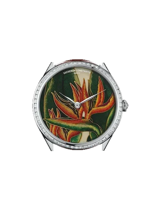Métiers d'Art 82650/000G-9854 mit Alligatorarmband Millennium Grün