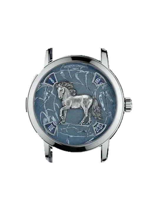 Métiers d'Art 86073/000P-9832 mit Alligatorarmband Millennium Grün