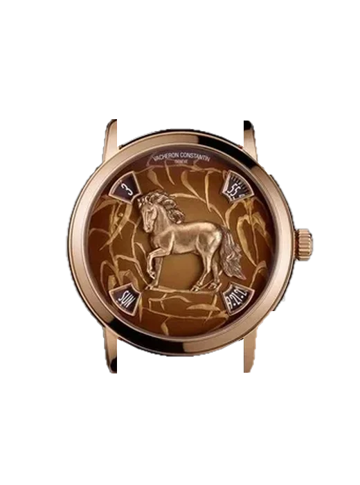 Métiers d'Art 86073/000R-9831 con Correa de piel de cocodrilo en nubuck negro con costuras a juego cosidas a mano