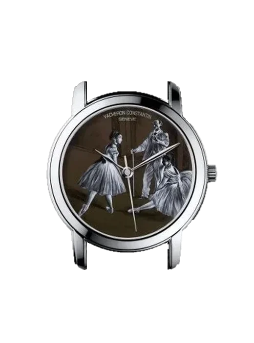 Métiers d'Art 86090/000G-9870 with Pink Ostrich Strap