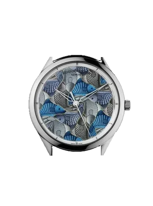 Métiers d'Art 86222/000G-9685 with Pink Ostrich Strap