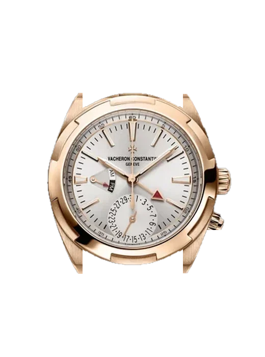 Overseas 7900V/000R-B336 with Black Nubuck Alligator Strap with Hand-Stitched Tone-on-Tone Stitching