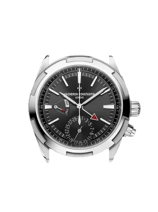 Overseas 7920V/210A-B546 con Cinturino Alligatore Nubuck Nero con Cucitura Sur Tone a Mano
