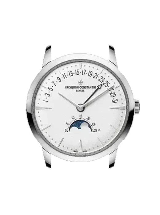 Patrimony 4010U/000G-B330 avec Bracelet Alligator Nubuck Noir avec Surpiqûre Ton sur Ton Faite Main