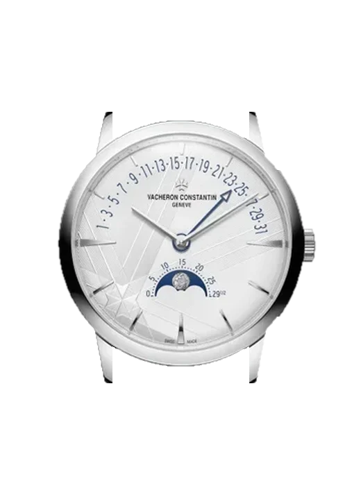 Patrimony 4010U/000G-H057 con Cinturino Alligatore Nubuck Nero con Cucitura Sur Tone a Mano