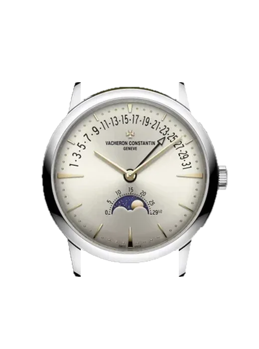 Patrimony 4010U/000G-H070 avec Bracelet Alligator Nubuck Noir avec Surpiqûre Ton sur Ton Faite Main
