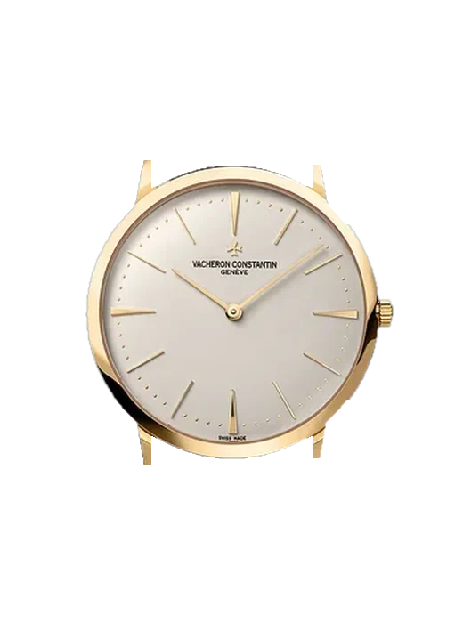 Patrimony 81180/000J-9118 con Correa de piel de cocodrilo en nubuck negro con costuras a juego cosidas a mano