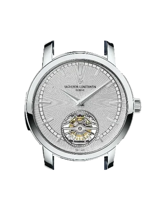 Traditionnelle 6500T/000P-9949 con Correa de cocodrilo gris mate