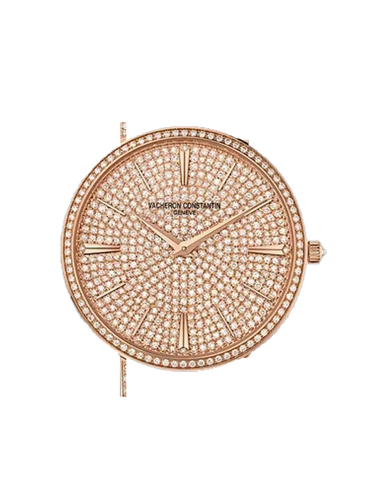 Traditionnelle 81575/V02R-9275 with Pink Ostrich Strap