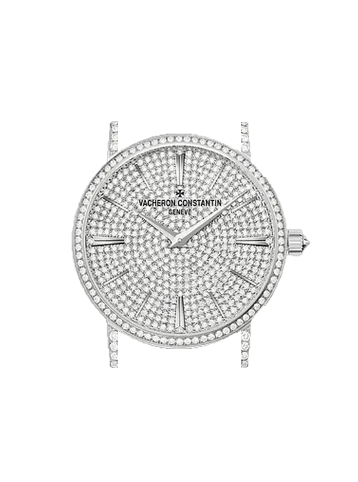 Traditionnelle 82673/000G-9821 avec Bracelet Alligator Nubuck Noir avec Surpiqûre Ton sur Ton Faite Main