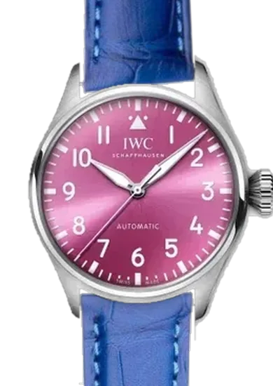 Big Pilot IW3293-05 avec Bracelet Alligator Bleu Mat