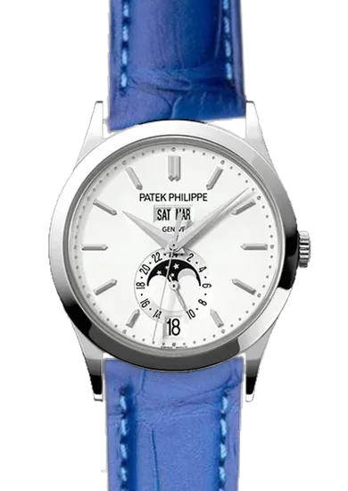 Complications 5396G-011 con Correa de cocodrilo azul mate
