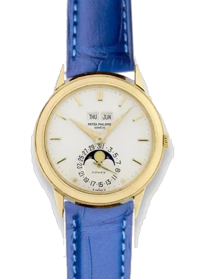 Grand Complications 3448J Howes with Matte Blue Alligator Strap