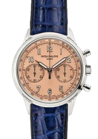 Complications 5172G-010 avec Bracelet Hybride Alligator et Caoutchouc Bleu