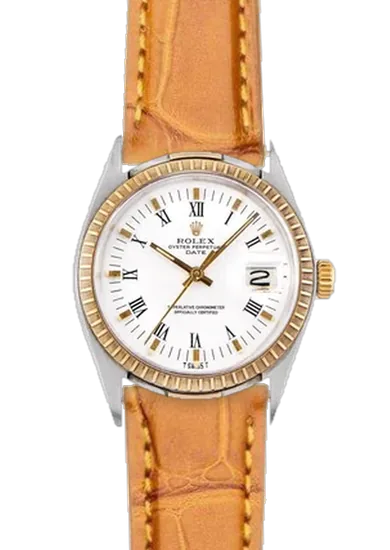 Date 1505 con Cinturino Alligatore Cognac Millenium