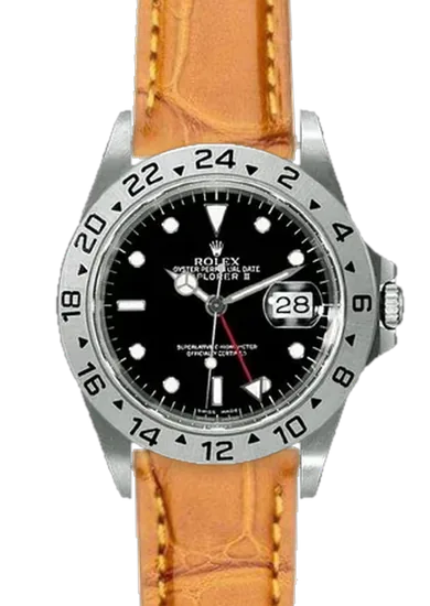 Explorer II 16570-0004 con Correa Aligátor Cognac Millenium