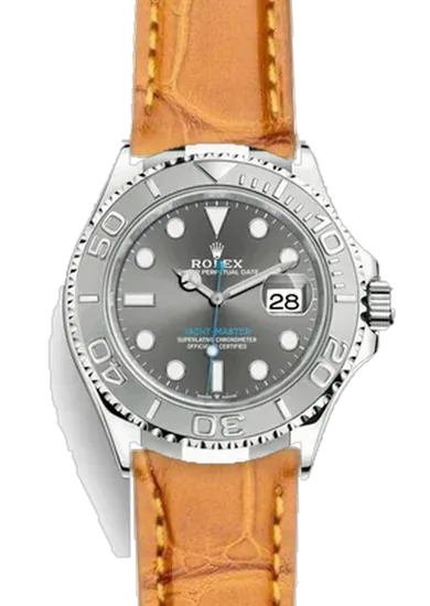 Yacht-Master 126622-0001 con Correa Aligátor Cognac Millenium