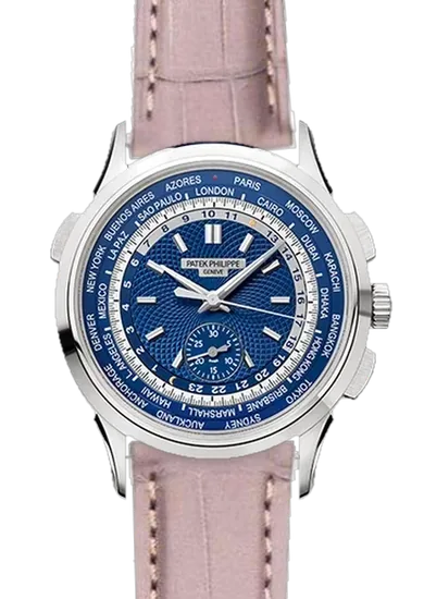 Complications 5930G-001 con Correa de cocodrilo gris mate