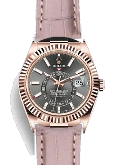 Sky-Dweller 326235-0006 con Cinturino Alligatore Grigio Opaco